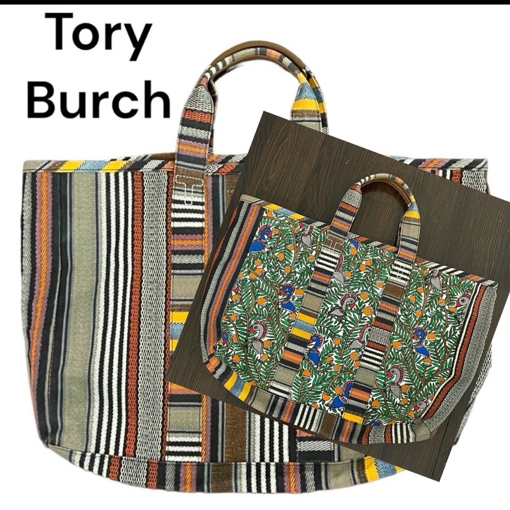 Tory Burch Large Canvas Tote